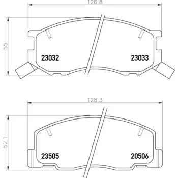 Колодки тормозные Nisshinbo дисковые, арт. PF1404 / NP1014