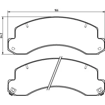 Колодки тормозные Nisshinbo дисковые, арт. PF1441 / NP1095