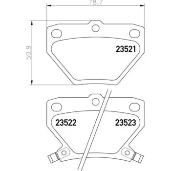Колодки тормозные Nisshinbo дисковые, арт. PF1454 / NP1032