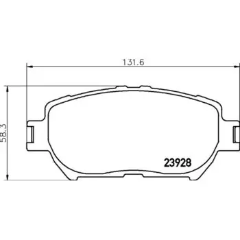 Колодки тормозные Nisshinbo дисковые, арт. PF1479 / NP1017