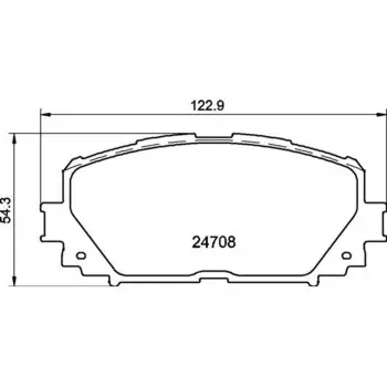 Колодки тормозные Nisshinbo дисковые, арт. PF1518 / NP1060