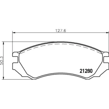 Колодки тормозные Nisshinbo дисковые, арт. PF2188 / NP2070