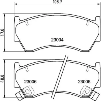 Колодки тормозные Nisshinbo дисковые, арт. PF2420 / NP2043