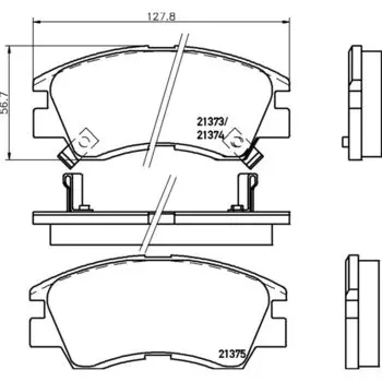 Колодки тормозные Nisshinbo дисковые, арт. PF3172 / NP3000