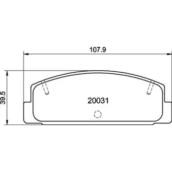 Колодки тормозные Nisshinbo дисковые, арт. PF5203 / NP5004