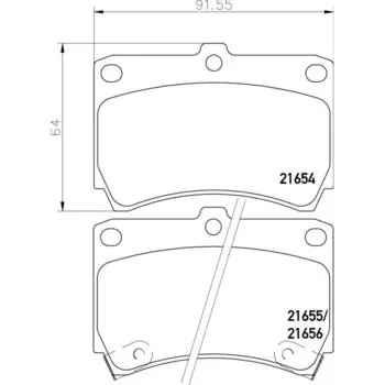 Колодки тормозные Nisshinbo дисковые, арт. PF5232 / NP5010
