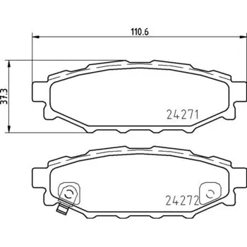 Колодки тормозные Nisshinbo дисковые, арт. PF7501 / NP7006