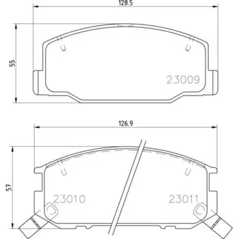 Колодки тормозные Nisshinbo дисковые, арт. PF-1385