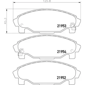 Колодки тормозные Nisshinbo дисковые, арт. PF-6340