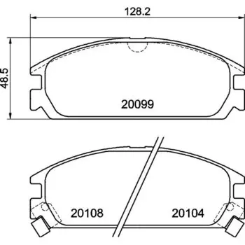 Колодки тормозные Nisshinbo дисковые, арт. PF-8127