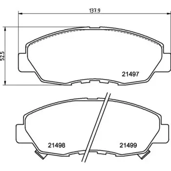 Колодки тормозные Nisshinbo дисковые, арт. PF-8484