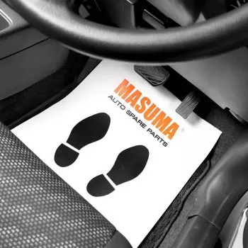 Коврик автомобильный Masuma защитный, бумажный, одноразовый