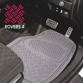 Коврики универсальные CARFORT ROVERS 4 для переднего ряда, серый цвет, 2шт