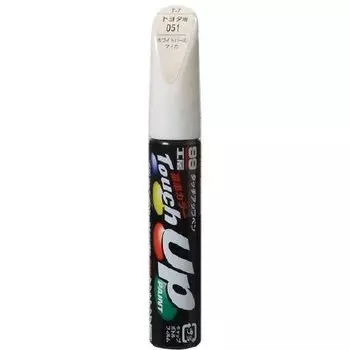 Краска для ремонта сколов и царапин Soft 99 Touch Up Paint, цветовой код 051, акриловая, флакон с кисточкой, 12мл, арт. T-7
