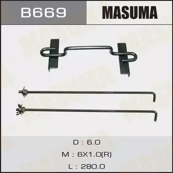 Крепление для АКБ "Masuma" 60-100а/ч, Большое (1/60)
