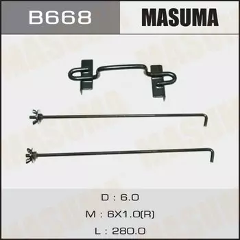Крепление для АКБ "Masuma" до 45а/ч, Малое (1/60)