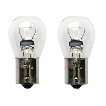 Лампа Koito P21W (BA15s, S25), 12В, 21Вт, комплект 2 шт