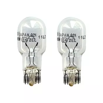 Лампа Koito W16W (W2.1x9.5d, T16), 12В, 16Вт, комплект 2 шт
