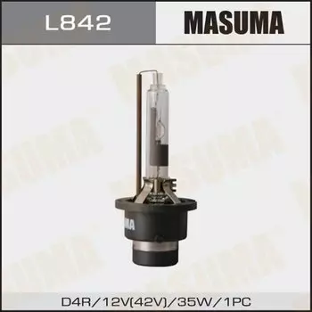 Лампа ксеноновая Masuma Standard Grade D4R (P32d-6), 42В, 35Вт, 4300К, 1 шт