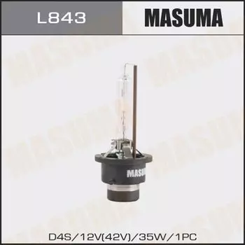 Лампа ксеноновая Masuma White Grade D4S (P32d-5), 42В, 35Вт, 5000К, 1 шт