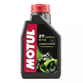 Масло для мотоциклов MOTUL 510 полусинтетическое, для 2-тактных двигателей, 1л, арт. 8478