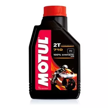 Масло для мотоциклов MOTUL 710 синтетическое, для 2-тактных двигателей, 1л, арт. Mtl-8416