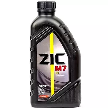 Масло для мотоциклов ZIC M7 синтетическое, TC, для 2-тактных двигателей, 1л, арт. 137213