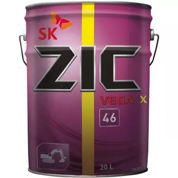 Масло гидравлическое ZIC SUPERVISx46 минеральное, 20л, арт. 192637