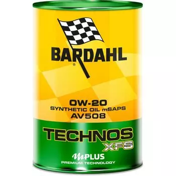 Масло моторное Bardahl Technos C60 0w20 синтетическое, для дизельного двигателя, 1л, арт. 365040
