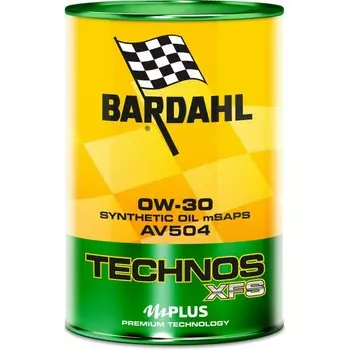 Масло моторное Bardahl Technos C60 0w30 синтетическое, ACEA C3, для дизельного двигателя, 1л, арт. 369040