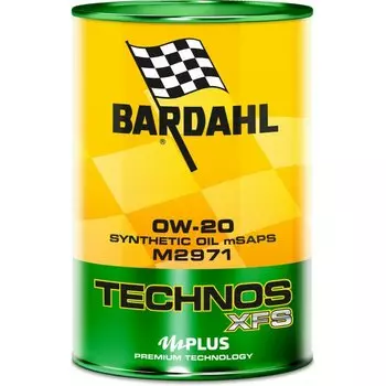 Масло моторное Bardahl Technos C60 XFS 0w20 синтетическое, SN, ACEA C5, для дизельного двигателя, 1л, арт. 371040