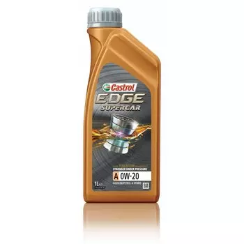 Масло моторное Castrol EDGE Supercar 0w20 синтетическое, SN/GF-5, для бензинового двигателя, 1л