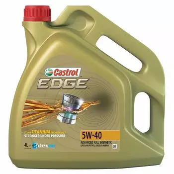 Масло моторное Castrol Edge Titanium FST 5w40 синтетическое, SN/CF, ACEA C3, универсальное, 4л