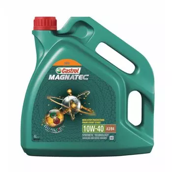 Масло моторное Castrol Magnatec 10w40 полусинтетическое, SL/CF/SN, ACEA A3/B3/B4, универсальное, 4л, арт. 5685
