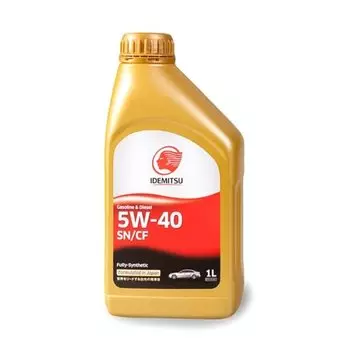 Масло моторное IDEMITSU F-S 5w40 синтетическое, SN/CF, универсальное, 1л