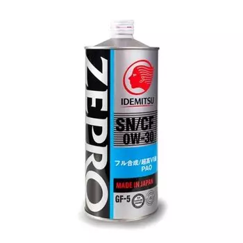 Масло моторное IDEMITSU Zepro Touring Pro 0w30 синтетическое, SN/CF/GF-5, для бензинового двигателя, 1л