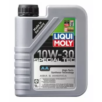 Масло моторное Liqui Moly Special Tec AA 10w30 синтетическое, SN/CF/GF-5, универсальное, 1л, арт. 7523