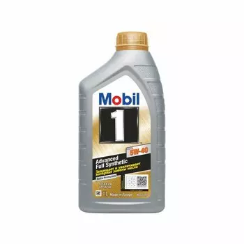 Масло моторное Mobil 1 Advanced FSX1 5w40 синтетическое, SJ/SL/SM/SN, ACEA A3/B3/B4, для бензинового двигателя, 1л, арт. 153266