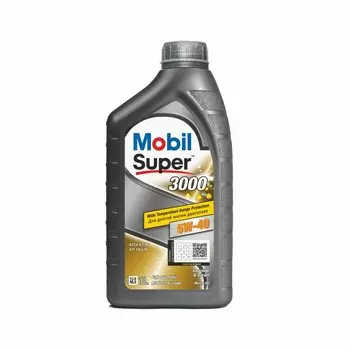Масло моторное Mobil Super 3000 X1 5w40 синтетическое, SM/SN/CF, ACEA A3/B3/B4, универсальное, 1л, арт. 152567