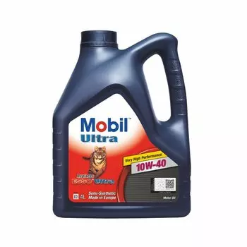 Масло моторное Mobil Ultra 10w40 полусинтетическое, SJ/SL/CF, ACEA A3/B3, универсальное, 4л, арт. 152624