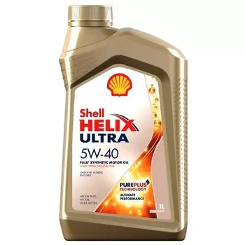 Масло моторное Shell Ultra 5w40 синтетическое, SN/SN PLUS/CF, ACEA A3/B3/B4, универсальное, 1л, арт. 2548