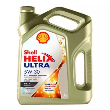 Масло моторное Shell Ultra ECT 5w30 синтетическое, SN, ACEA C3, универсальное, 4л