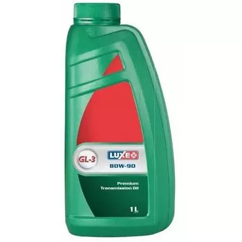 Масло трансмиссионное Luxe ТАД-17И 80w90 минеральное, GL-3, 1л