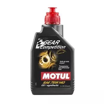 Масло трансмиссионное MOTUL Gear FF Competition 75w140 синтетическое, GL-5, 1л