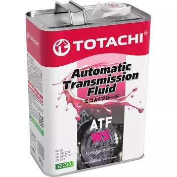 Масло трансмиссионное TOTACHI ATF WS синтетическое, 4л