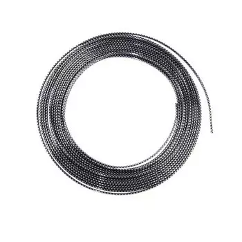 Молдинг EdgeGuard (зебра) на двери, черный цвет/хром, 15м