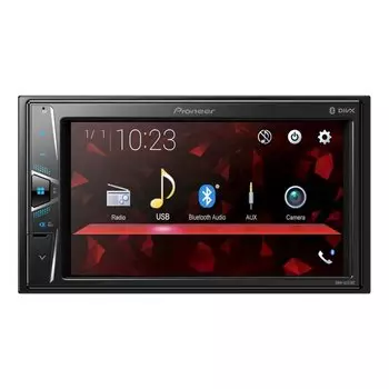 Мультимедийный центр Pioneer DMH-G221BT, 2 DIN, USB/AUX/Bluetooth, 4х50Вт, с камерой заднего вида, синяя подсветка