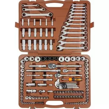 Набор инструментов OMBRA, под размеры 1/2", 1/4" и 3/8", комплект 150 предметов, арт. 911150