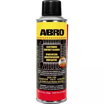 Очиститель электрических контактов ABRO, аэрозоль, 163г