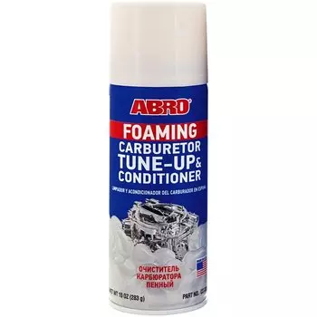 Очиститель карбюратора ABRO пенный, аэрозоль, 283г